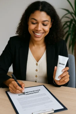 Monetizing personal brand through brand partnerships